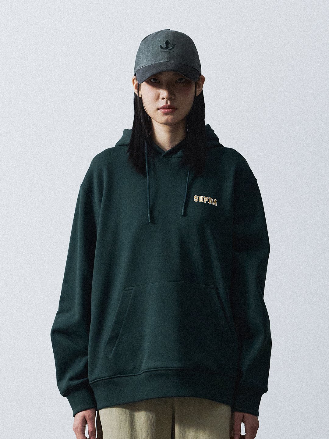 후면 마운틴 빅 그래픽 후드티
